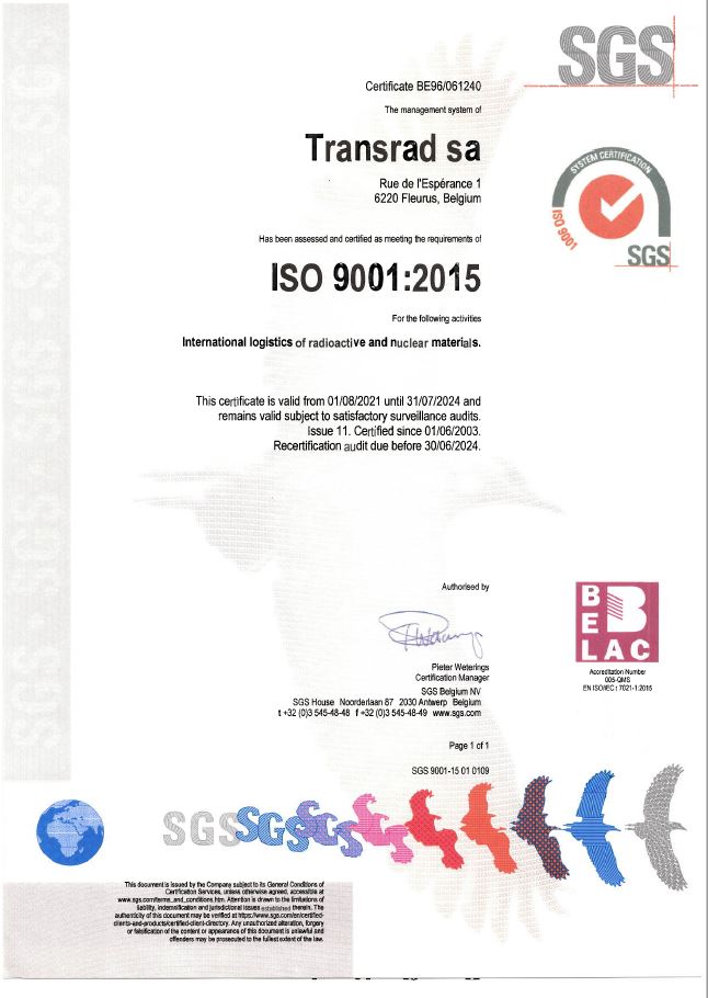 ISO 9001 valid 2024